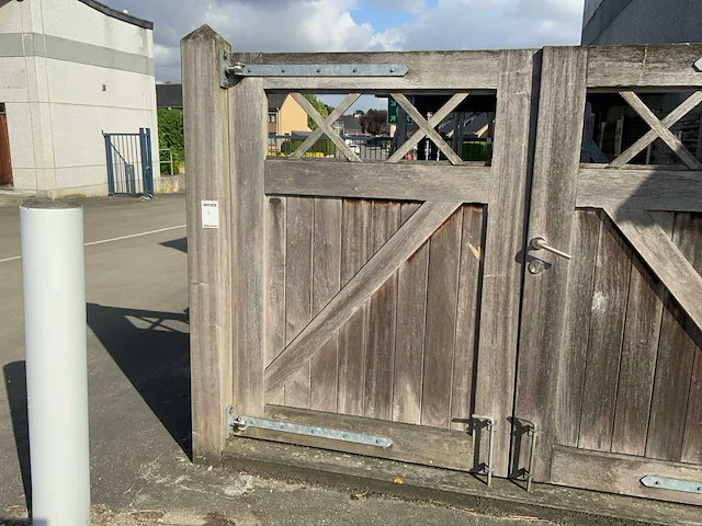 Collstrop dubbele houten poort - afbeelding 5 van  10
