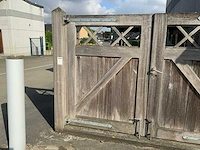 Collstrop dubbele houten poort - afbeelding 5 van  10