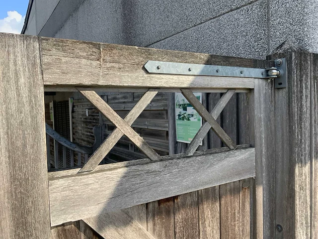 Collstrop dubbele houten poort - afbeelding 9 van  10