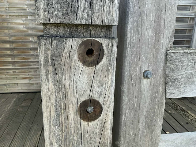 Collstrop enkele houten poort - afbeelding 7 van  8