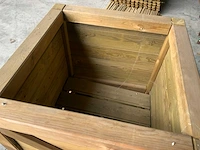 Collstrop houten bloembak (2x) - afbeelding 6 van  6