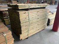 Collstrop partij onderdelen voor houten tuinomheining - afbeelding 1 van  5
