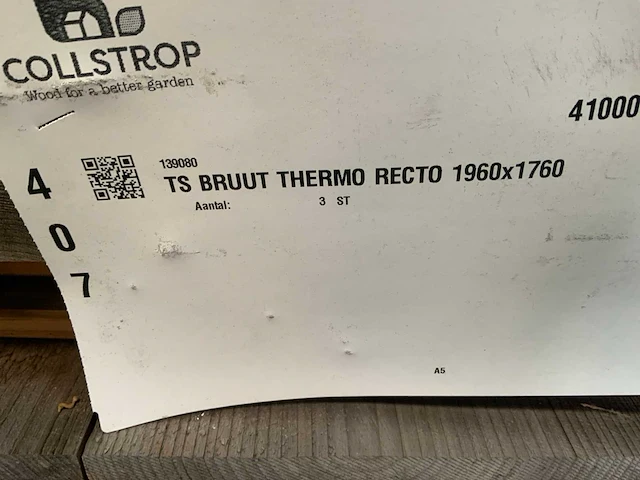 Collstrop ts bruut thermo recto partij hout - afbeelding 6 van  6