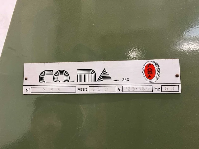 Coma 600 lintzaagmachine - afbeelding 6 van  12