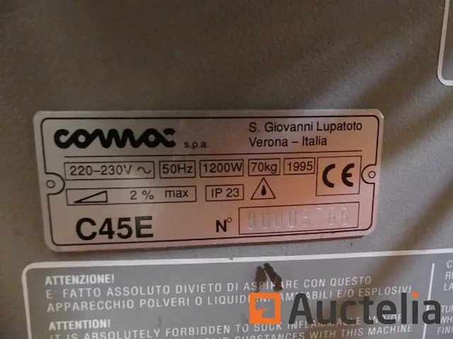 Comac c45e vloerborstel - afbeelding 5 van  9