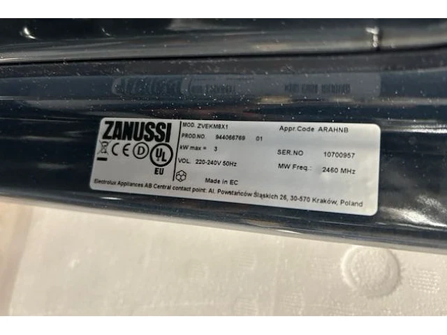 Combi inbouwoven zanussi - afbeelding 5 van  6