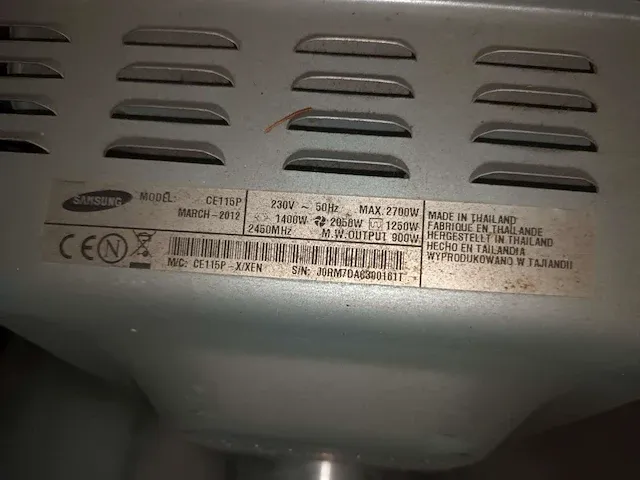 Combi microgolfoven samsung - afbeelding 3 van  3