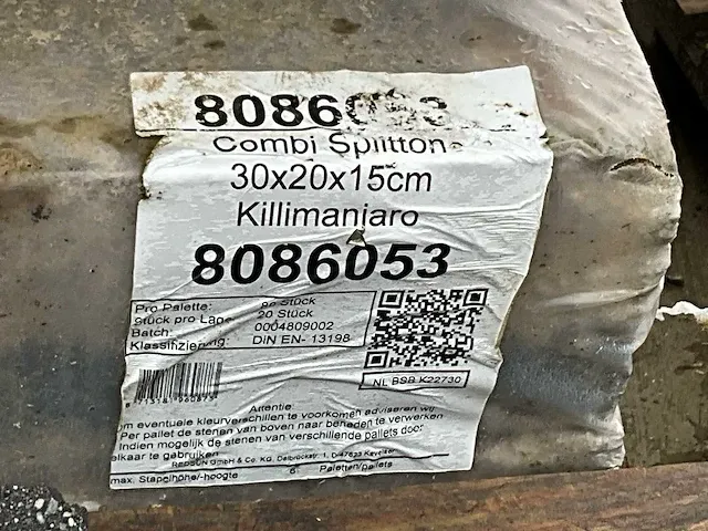 Combi splitton killimanjaro muurblokken (80x) - afbeelding 3 van  3
