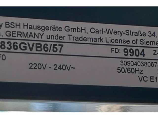 Combi stoomoven siemens - afbeelding 5 van  7