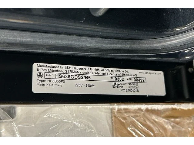 Combi stoomoven siemens - afbeelding 4 van  5
