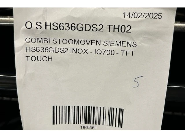 Combi stoomoven siemens - afbeelding 5 van  5