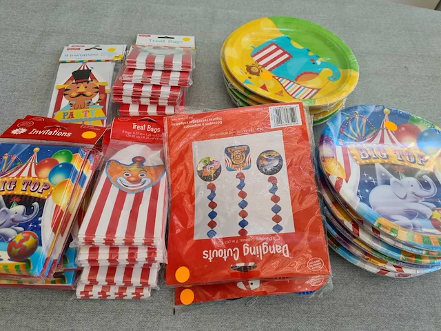 Combinatie feestje thema circus - afbeelding 1 van  1