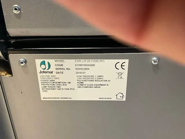 Combinatie van 2 verkoopautomaten jofemar vision get. esplus v6 c - afbeelding 27 van  33