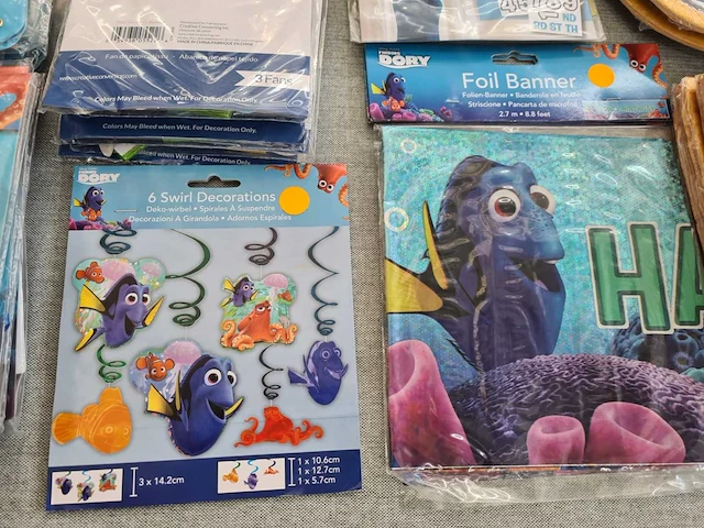 Combinatie verjaardag thema oceaan - afbeelding 3 van  6