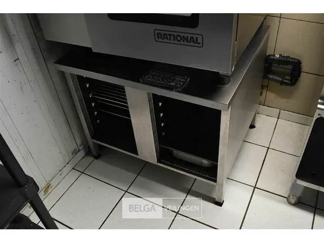 Combisteamer rational self cooking center met rvs onderstel - afbeelding 8 van  9