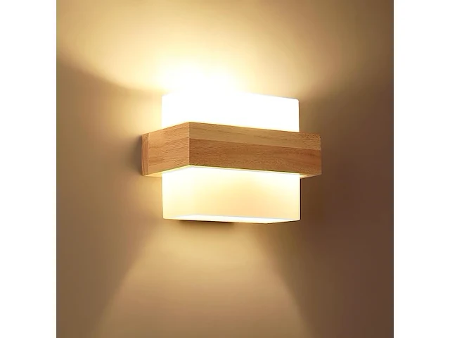 Comely houten wandlamp voor binnen - afbeelding 1 van  4