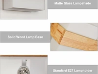 Comely houten wandlamp voor binnen - afbeelding 4 van  4