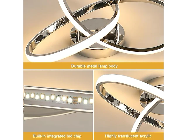 Comely led-plafondlamp - afbeelding 3 van  4