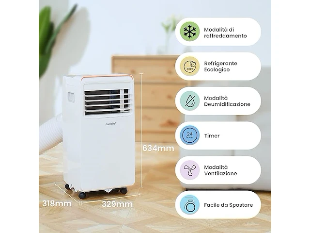 Comfee' draagbare airconditioner - afbeelding 3 van  5