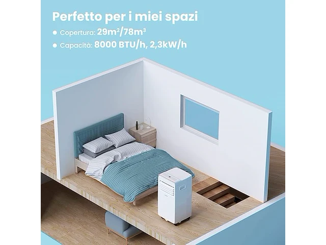 Comfee' draagbare airconditioner - afbeelding 4 van  5