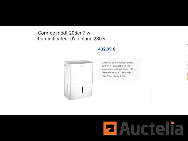 Comfee mddf-20den7-wf luchtbevochtiger - afbeelding 7 van  7