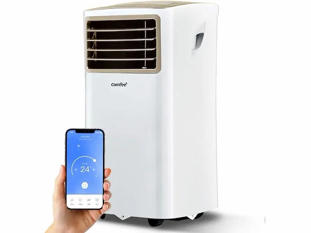 Comfee mobiele airconditioner 9000 btu/h 2.6kw aangesloten - afbeelding 1 van  5