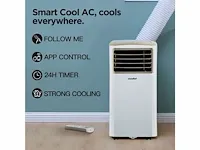 Comfee mobiele airconditioner 9000 btu/h 2.6kw aangesloten - afbeelding 4 van  5