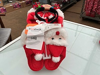 Comfort m. kinder kerstpantoffels. (5x) - afbeelding 2 van  2