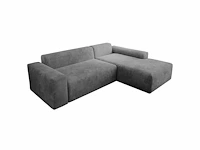 Comfortabele rechterhoekbank in een trendy look met stoffen bekleding - afbeelding 3 van  7