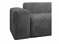 Comfortabele rechterhoekbank in een trendy look met stoffen bekleding - afbeelding 5 van  7