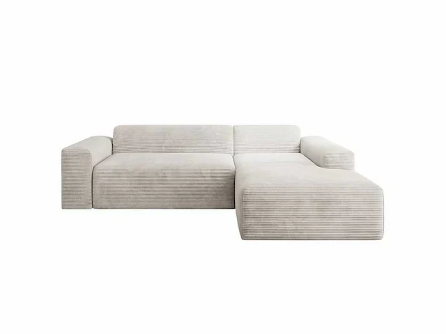 Comfortabele rechthoekige bank in trendy look met stoffen bekleding - afbeelding 2 van  9