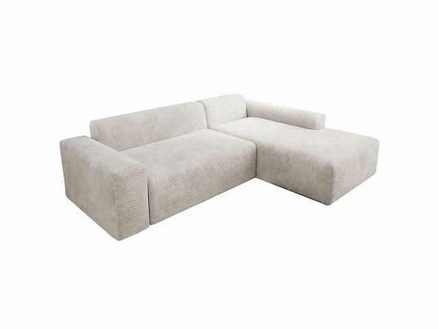 Comfortabele rechthoekige bank in trendy look met stoffen bekleding - afbeelding 3 van  9