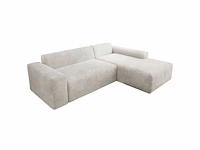 Comfortabele rechthoekige bank in trendy look met stoffen bekleding - afbeelding 3 van  9