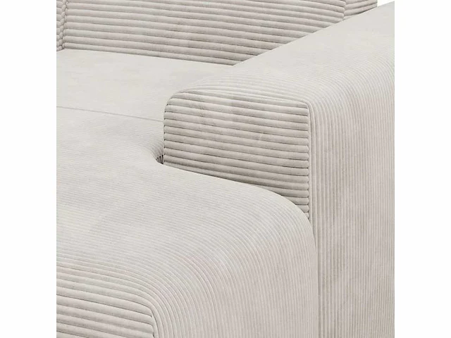 Comfortabele rechthoekige bank in trendy look met stoffen bekleding - afbeelding 7 van  9