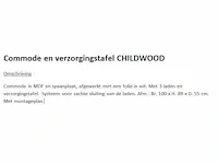 Commode en verzorgingstafel childwood - afbeelding 3 van  3