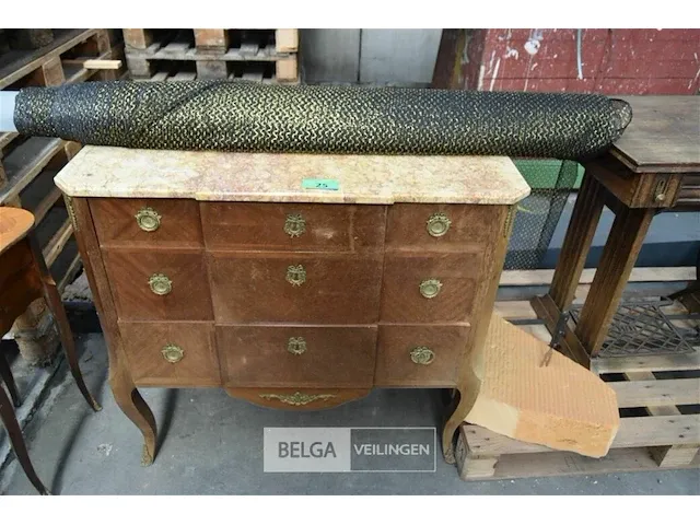 Commode met marmeren blad - afbeelding 1 van  1
