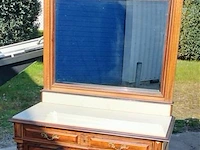 Commode met spiegel marmer blad - afbeelding 1 van  1