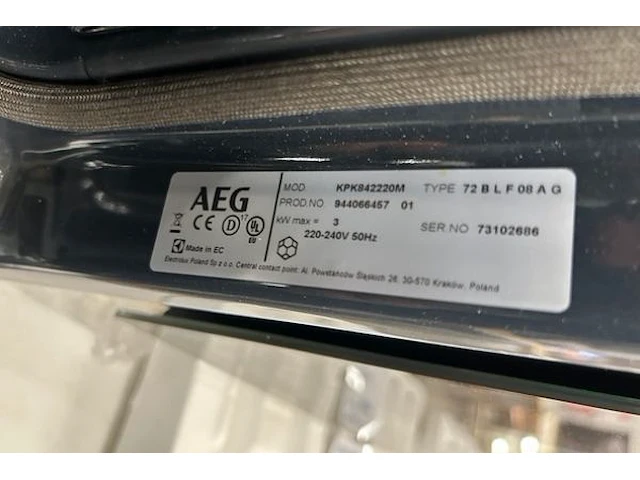 Compact inbouw oven aeg - afbeelding 5 van  7