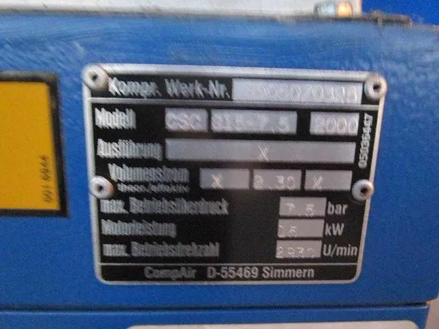 Compair - csg-g15-7.5 - air compressors - afbeelding 4 van  4