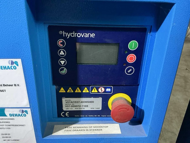 Compair hv07 ademlucht compressor - afbeelding 3 van  4