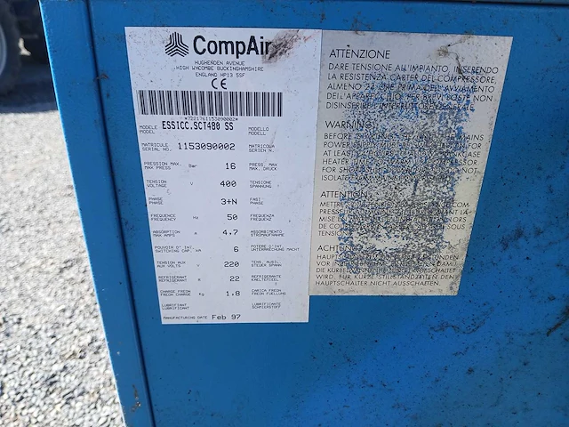Compair stc480ss luchtdroger - afbeelding 6 van  10