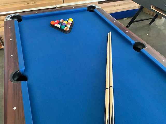 Competition pooltafel blauw - afbeelding 6 van  8