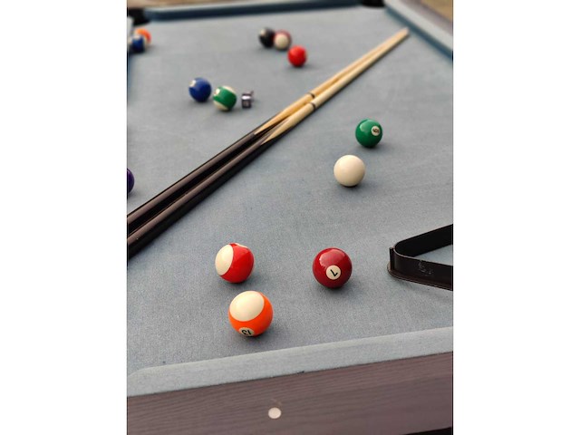 Competition pooltafel grijs - afbeelding 8 van  10