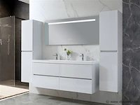 Compleet 4-delig duo-badkamermeubel (140cm) - afbeelding 1 van  9