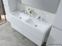 Compleet 4-delig duo-badkamermeubel (140cm) - afbeelding 3 van  9