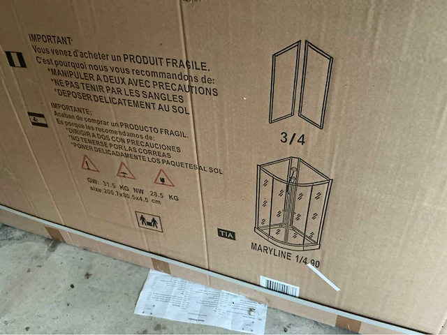 Complete douchecabine maryline douchecabine - afbeelding 4 van  4