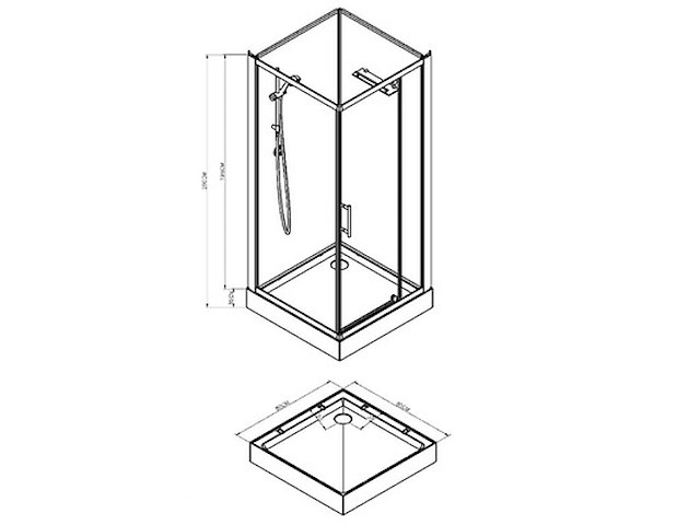 Complete doucheopstelling turtle - afbeelding 2 van  2