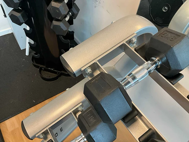 Complete halterset tunturi 8-30kg + rack bodytone - afbeelding 3 van  12