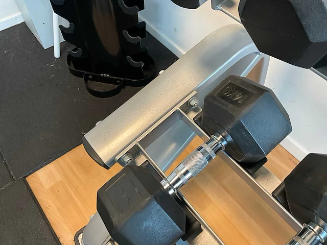 Complete halterset tunturi 8-30kg + rack bodytone - afbeelding 4 van  12