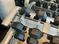 Complete halterset tunturi 8-30kg + rack bodytone - afbeelding 5 van  12